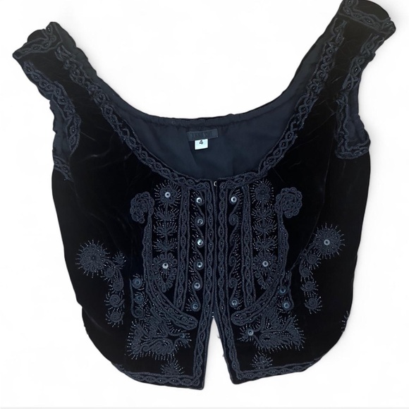 Anna Sui Tops - Anna Sui Vintage Black Velvet Top
